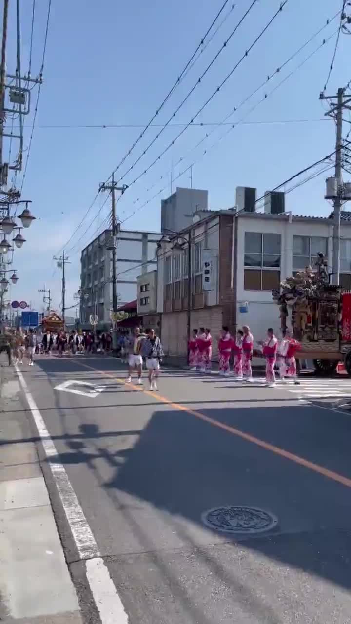 渡御祭の様子です（7月26日）